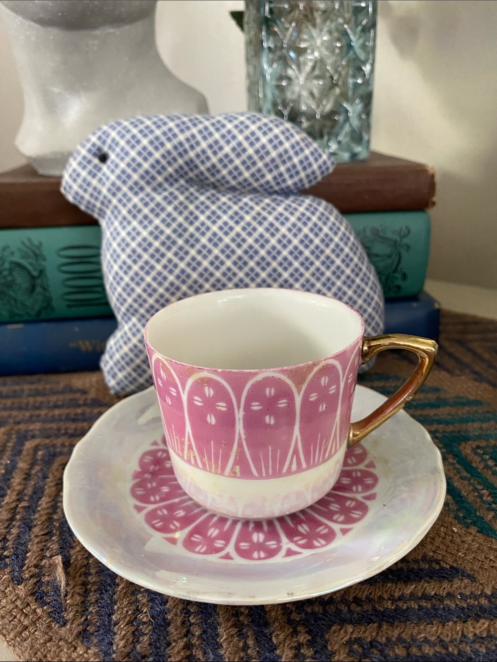 Vintage Holland Made Porcelain Teacup & Saucer